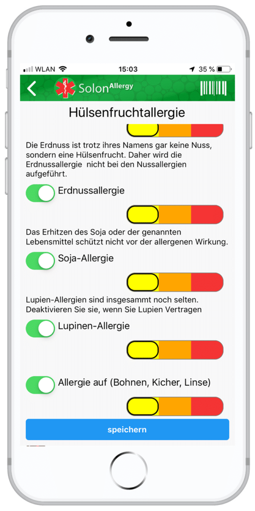 Hülsenfrüchteallergie