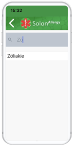 Zöliakie-app