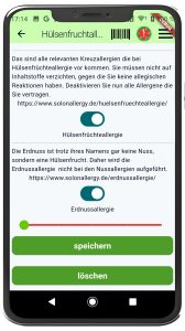 Kreuzallergien Einstellen