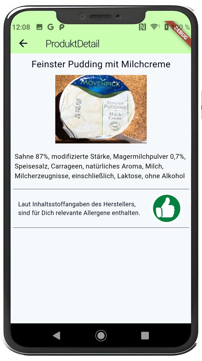 Allergie freie Lebensmittel